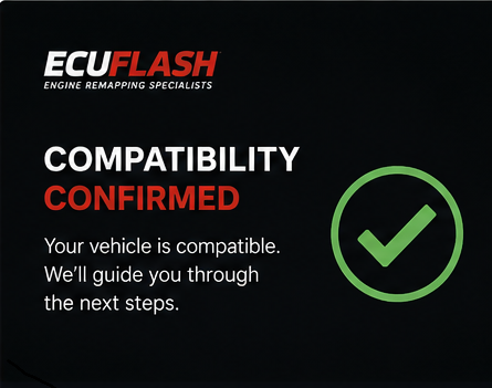 Remote programming process step 02: Compatibility Confirmed