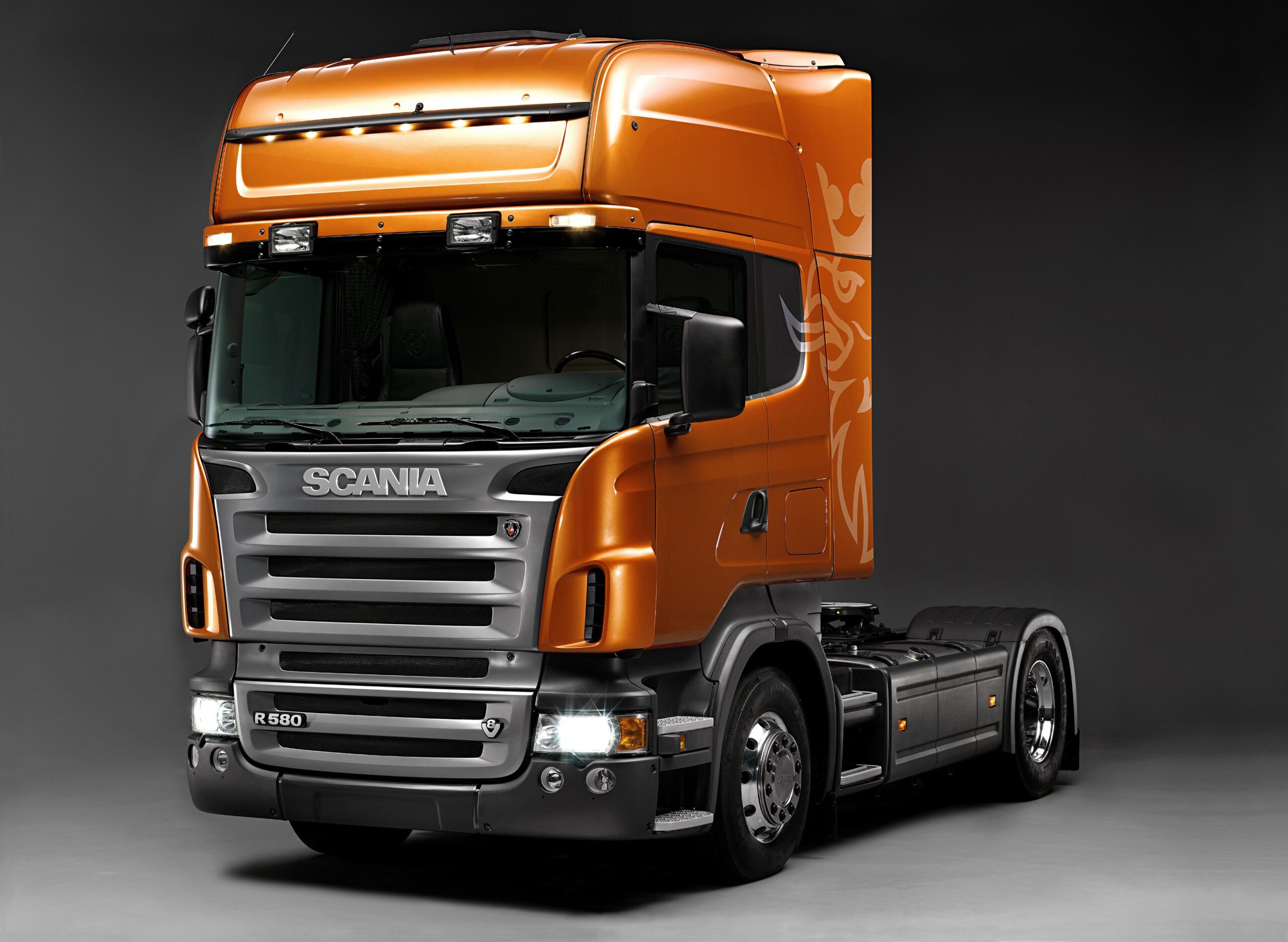 Scania heavy truck in service