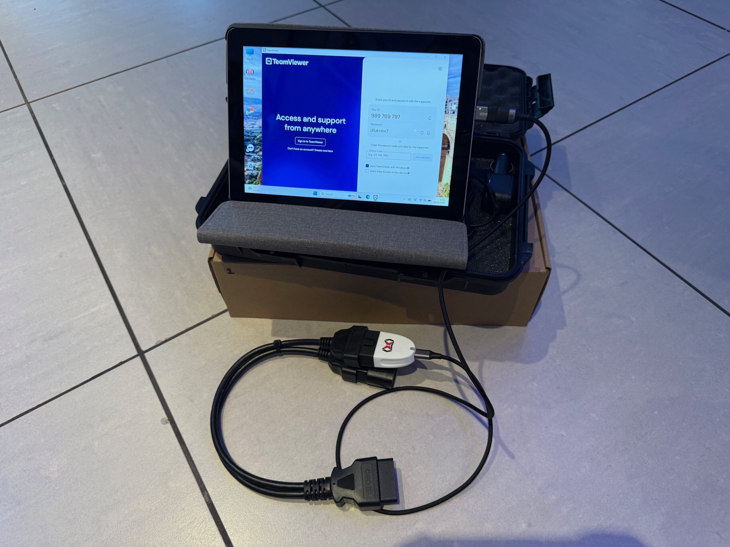 Remote ECU programming interface